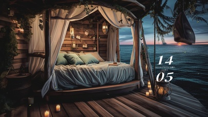 海边小屋 温馨壁纸