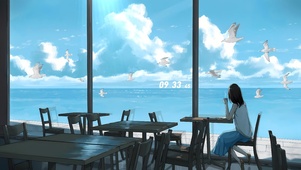 海边静谧时光