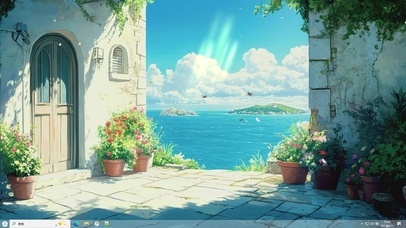 临海花阶-桌面主题