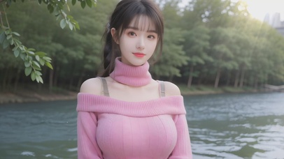 4K清纯治愈美女