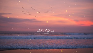 唯美夕阳