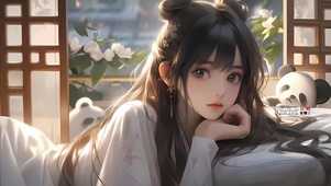 古风治愈女孩