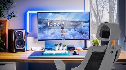 安静的电脑房间