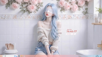 纯欲玫瑰女孩主题