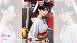 4K清纯Ai和服美少女