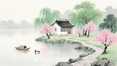 烟雨蒙蒙入江南