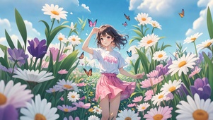 随风摇动