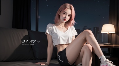 纯欲系长腿女生