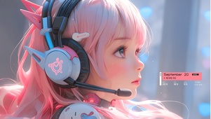耳机治愈少女