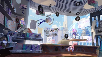 炫酷音乐室少女