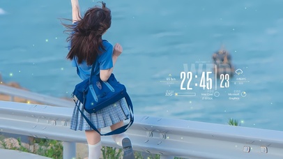 4k活力青春少女