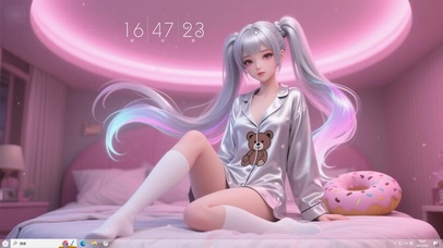 小熊睡衣美少女