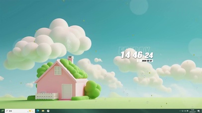 简约壁纸小屋桌面主题