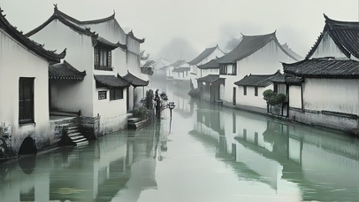 水墨江南