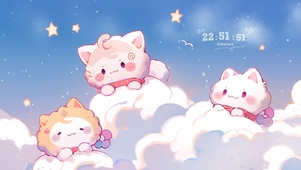 4K 云上猫