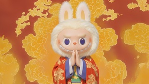 喜庆的labubu