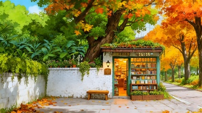秋天的书屋
