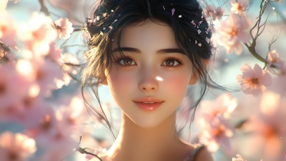 桃花美女