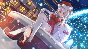 雪中美少女