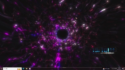 水晶隧道主题壁纸