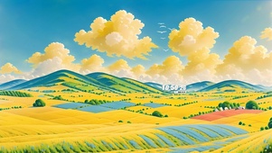 金色的田野