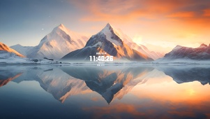 天山暮雪