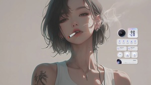 酷飒女孩