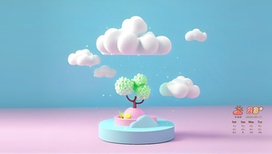 3D小树