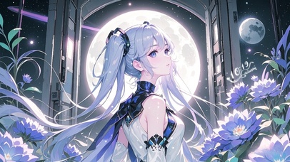 太空舱观月初音