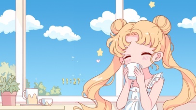 美少女的下午茶