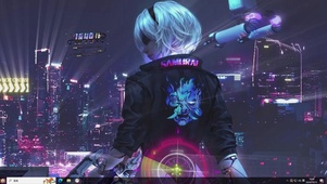 赛博尼尔—主题桌面