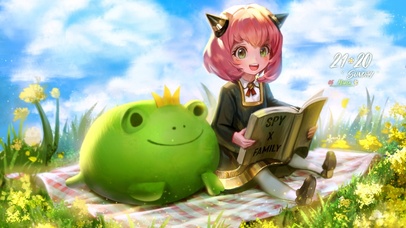 露营可爱阿尼亚