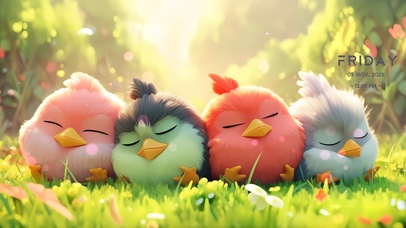 睡梦中的愤怒小鸟