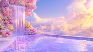 唯美梦幻泳池