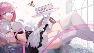 摔倒的女仆