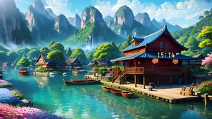 4k山间小镇