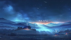 流星划过夜空