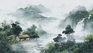 山舍溪云
