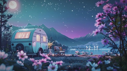 童话世界里的房车