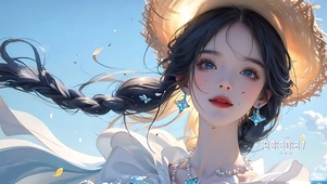 草帽女孩