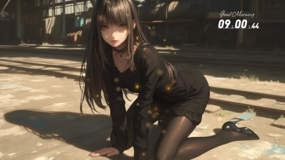 她的眸子可以看到整个世界美好