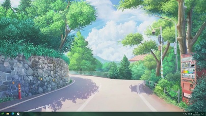 清新乡村道路主题