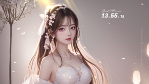 4K甜美气质美女