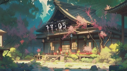 动漫风景 治愈壁纸