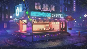 雨天咖啡厅