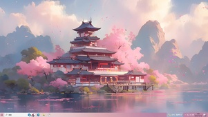 樱花江南小塔