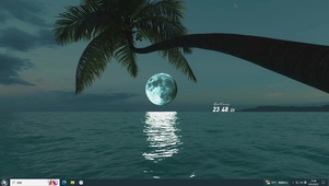海上月亮主题