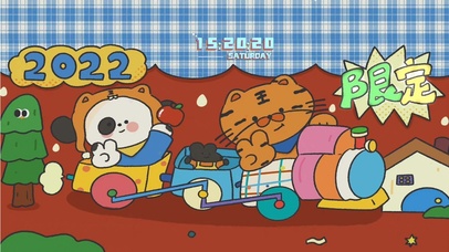 卡通2022可爱小动物