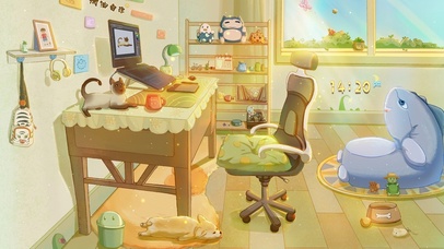 4K唯美治愈温馨房间