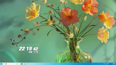 简约小清新树木桌面主题